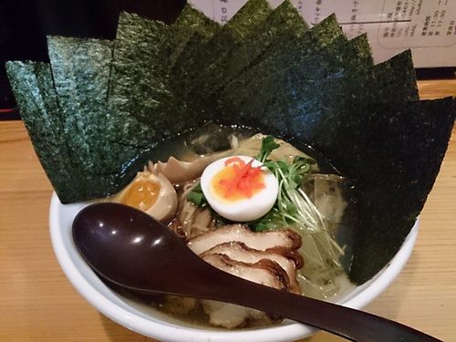 冷やしとろろそば（とろろ抜き+海苔トッピング）【麺や七福】