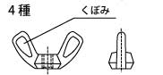 蝶ナット　４種